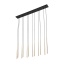 TK10119  PIANO BLACK GOLD LAMPA WISZACA 12