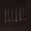 TK10119  PIANO BLACK GOLD LAMPA WISZACA 12