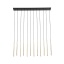 TK10119  PIANO BLACK GOLD LAMPA WISZACA 12