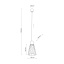 TK10159  MODESTO BLACK LAMPA WISZACA 1