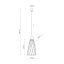 TK10161  MODESTO BLACK LAMPA WISZACA 1