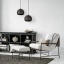 TK10167  ZOE BLACK LAMPA WISZACA 1 S