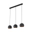 TK10169  ZOE BLACK LAMPA WISZACA 3 S