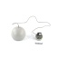 TK10172  ZOE BEIGE LAMPA WISZACA 1 S