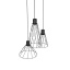 TK10187  MODESTO BLACK LAMPA WISZACA 3 KOŁO