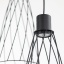 TK10187  MODESTO BLACK LAMPA WISZACA 3 KOŁO