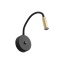 TK10201  LAGOS BLACK/GOLD KINKIET 1 USB