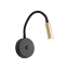 TK10201  LAGOS BLACK/GOLD KINKIET 1 USB