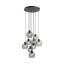 TK10208  CUBUS GRAPHITE LAMPA WISZĄCA 9 KOŁO