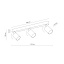 TK10238  LIVIA BLUE LAMPA SUFITOWA 3