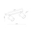 TK10241  LIVIA GRAY LAMPA SUFITOWA 2