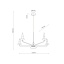 TK10253  LIMAL BEIGE LAMPA WISZACA 5