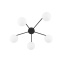 TK10262  ELTON BLACK LAMPA SUFITOWA 5