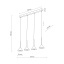 TK10305  CONO BLACK MINI LAMPA WISZACA 4