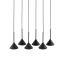 TK10306  CONO BLACK MINI LAMPA WISZACA 6