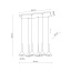 TK10306  CONO BLACK MINI LAMPA WISZACA 6