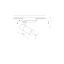 T10382  PROFILE TINOS LED 10W, 3000K, BL