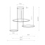 T10817 CIRCOLO LED SH-60/45/30 3000K