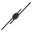 TK1367  JAVA BLACK KINKIET 2 PŁ