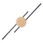 TK1369  JAVA BLACK WOOD KINKIET 2 PŁ