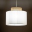 TK1856  DUO WHITE JUTA LAMPA WISZĄCA 1
