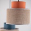 TK2759  DUO JUTA MIX LAMPA WISZACA 3 KOŁO