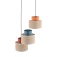 TK2759  DUO JUTA MIX LAMPA WISZACA 3 KOŁO