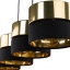 TK4342  HILTON BLACK/GOLD LAMPA WISZĄCA 4 PŁ