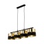 TK4342  HILTON BLACK/GOLD LAMPA WISZĄCA 4 PŁ