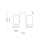 TK4352  JET SET WHITE 2xGU10