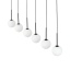 TK4504  MARTIN BLACK WHITE LAMPA WISZĄCA 6