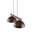 TK4507  OSLO BROWN LAMPA WISZĄCA 2 PŁ