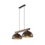 TK4507  OSLO BROWN LAMPA WISZĄCA 2 PŁ