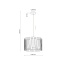 TK4557  HARMONY NATURE LAMPA WISZĄCA 3 PŁ