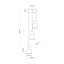 TK4895  CAIRO LAMPA WISZĄCA 3