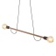 TK4948  HELIX WOOD ORZECH LAMPA WISZACA 2 PŁ
