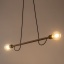 TK4948  HELIX WOOD ORZECH LAMPA WISZACA 2 PŁ