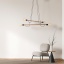 TK4949  HELIX WOOD ORZECH LAMPA WISZĄCA 4 PŁ