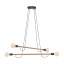 TK4949  HELIX WOOD ORZECH LAMPA WISZĄCA 4 PŁ