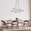 TK4950  HELIX WOOD ORZECH LAMPA WISZĄCA 6 PŁ