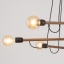 TK4950  HELIX WOOD ORZECH LAMPA WISZĄCA 6 PŁ