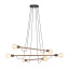 TK4950  HELIX WOOD ORZECH LAMPA WISZĄCA 6 PŁ