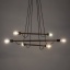 TK4950  HELIX WOOD ORZECH LAMPA WISZĄCA 6 PŁ