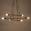 TK4950  HELIX WOOD ORZECH LAMPA WISZĄCA 6 PŁ