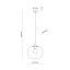 TK4972  VIBE GRAPHITE LAMPA WISZĄCA 1  350