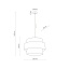 TK4999  CALISTO BLACK LAMPA WISZĄCA 1   500
