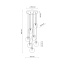 TK5362  NILOS BLACK / GOLD LAMPA WISZĄCA 7