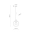 TK5378  ESME GRAPHITE LAMPA WISZĄCA 1  250