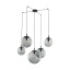 TK5382  ESME GRAPHITE LAMPA WISZĄCA 5 PAJĄK