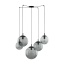 TK5382  ESME GRAPHITE LAMPA WISZĄCA 5 PAJĄK